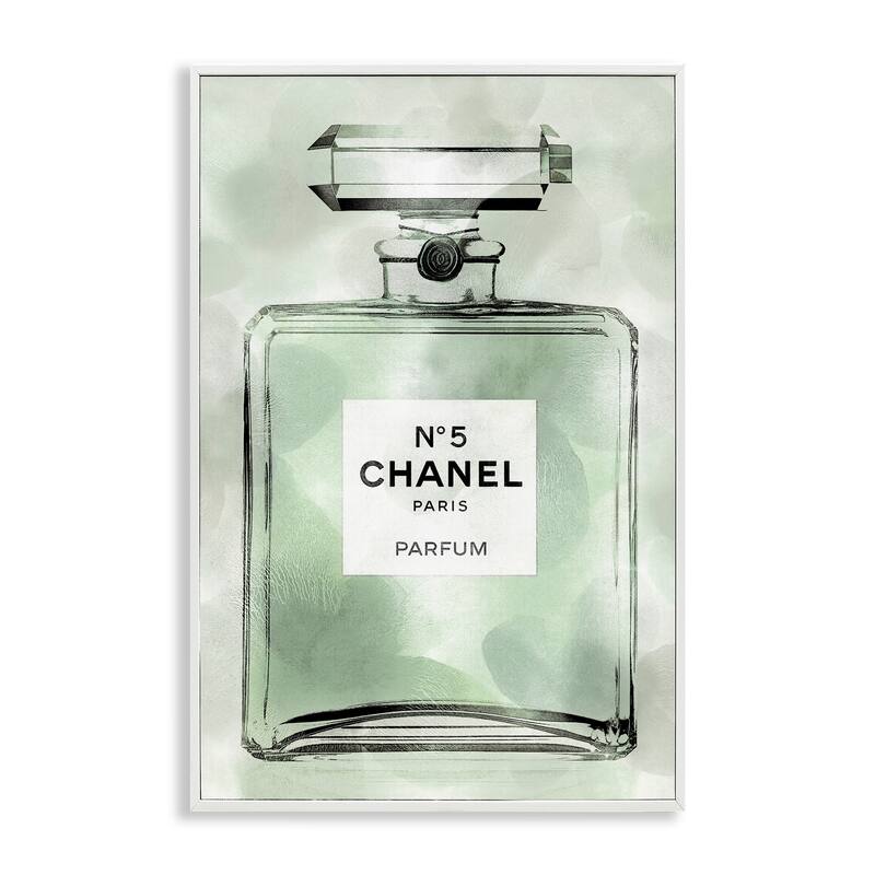 Stupell Minimal Glam Brand Perfume Framed Giclee Art Design By Madeline Blake - 12 x 18 - White