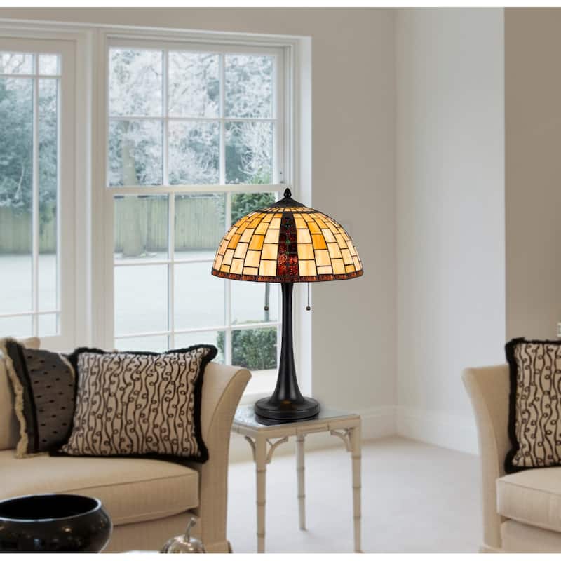 Whitton 24" Height Black Resin Table Lamp - One Size