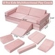 preview thumbnail 10 of 22, Modular Kids Couch 12pcs Play Couch with Ball Pit,Toddler Couch for Creative Boys Girls, Convertible Kids Sofa for Playroom