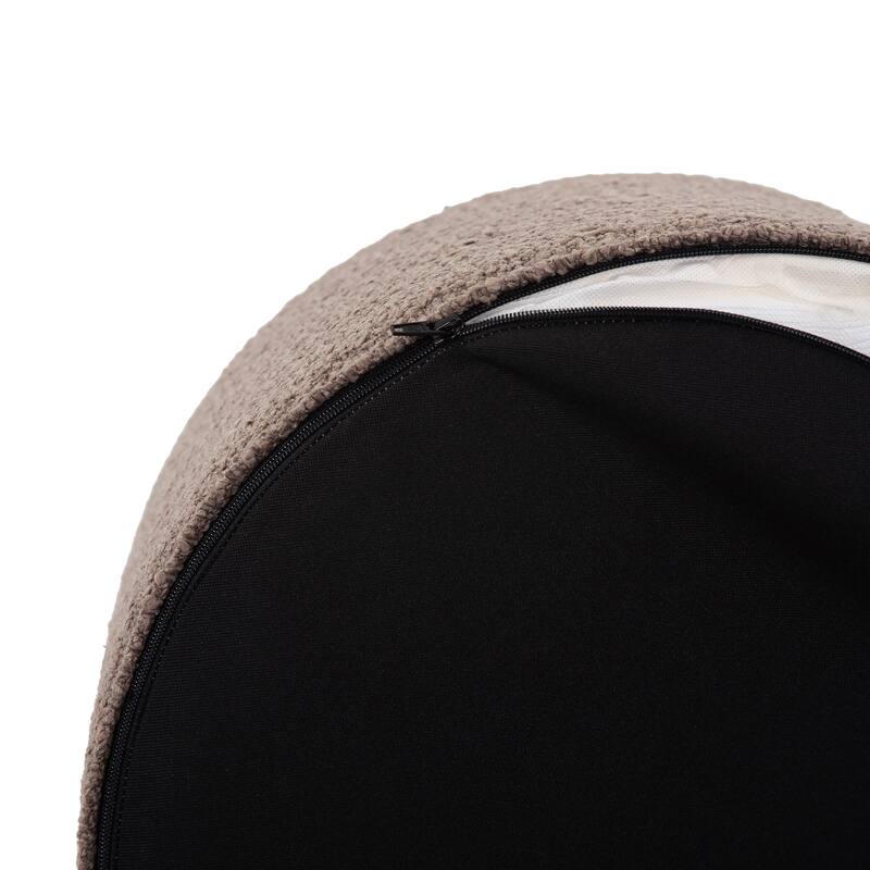 Allan Andrews No Tip Cylinder Ottoman with Cover, Barbet Collection