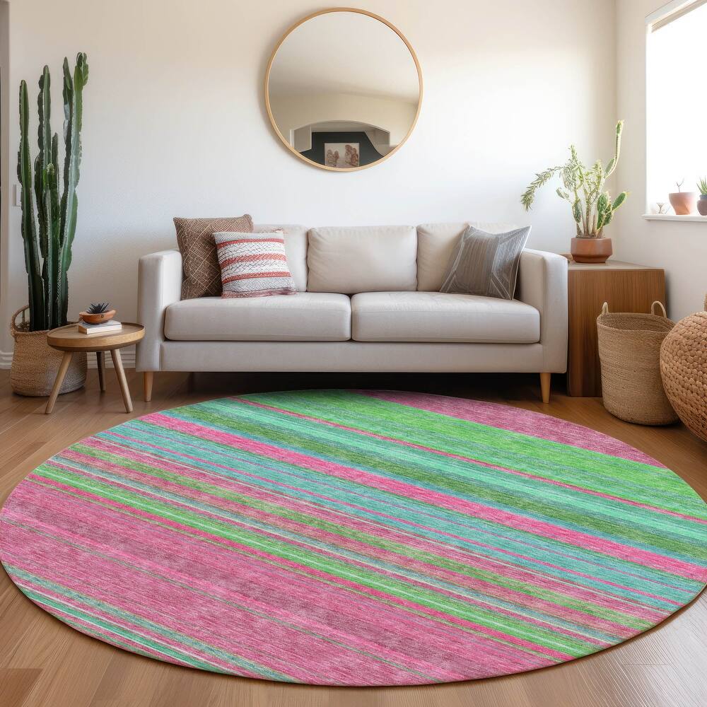 Premium Washable Super Soft Modern Stripes Mayfield Rug