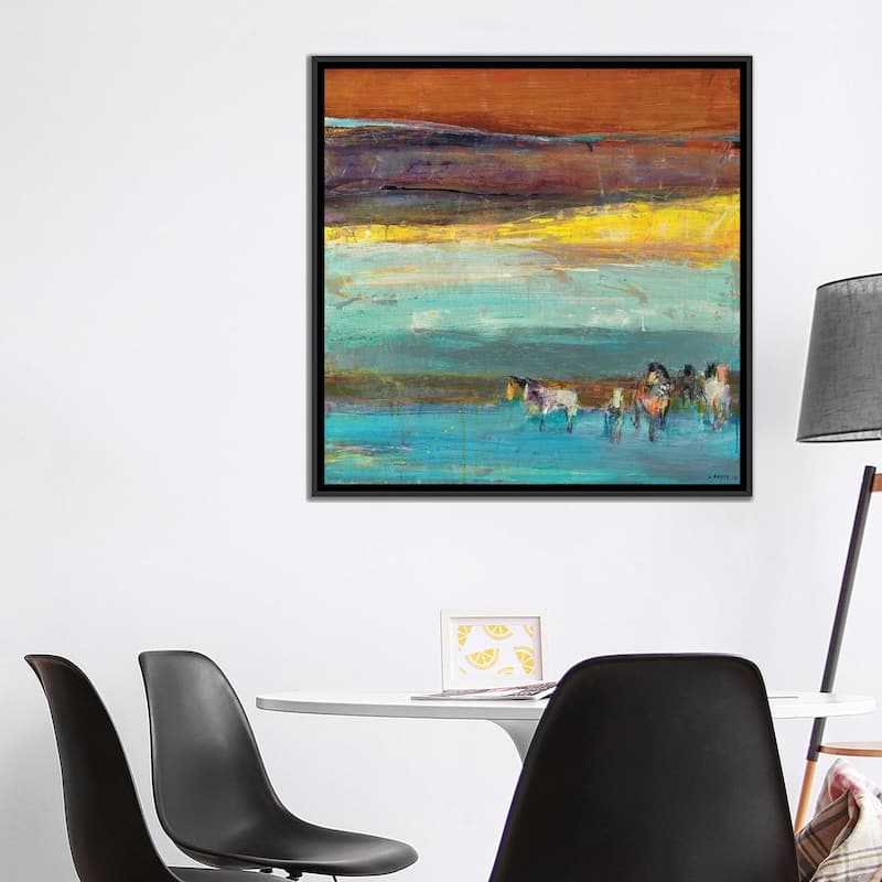 iCanvas "Claire de Lune" by Dominique Samyn Framed Canvas Print