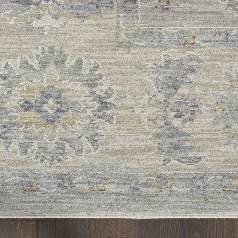 Power Loomed Floral Traditional Area Rug - 122' X '27' X '0.5