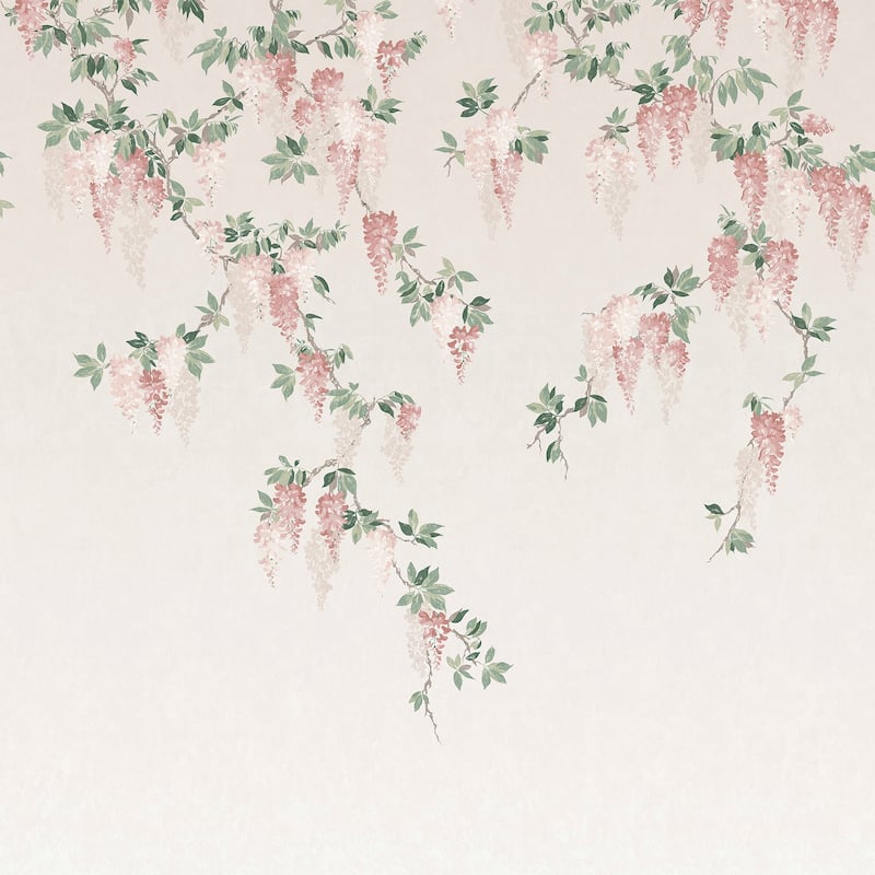 Wisteria Blush Wall Mural