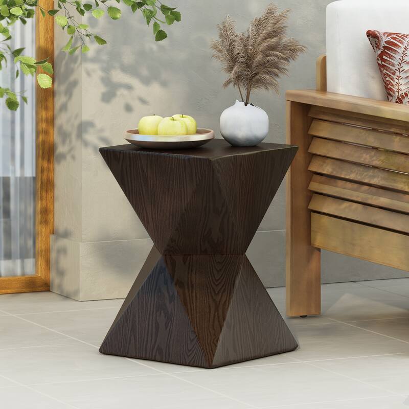 Moore Outdoor Modern MGO Square End Table by Christopher Knight Home - 14.00Lx14.00Wx18.00H