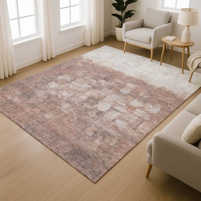 Premium Washable Super Soft Ombre Brushstrokes Mayfield Rug