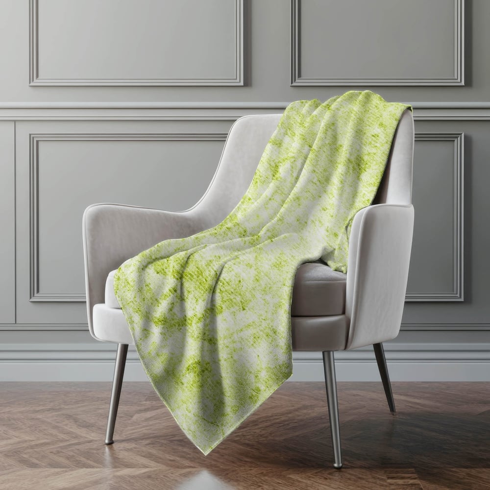 Premium Machine Washable Abstract Sherpa Throw Blanket