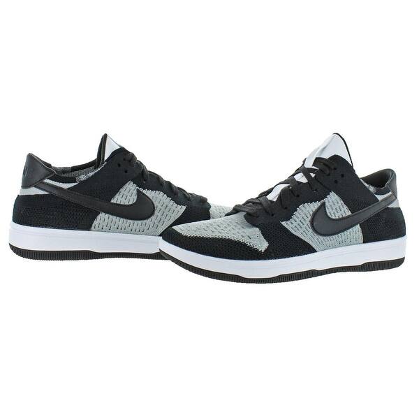 Shop Nike Mens Dunk Flyknit Casual Shoes Lightweight Low Top