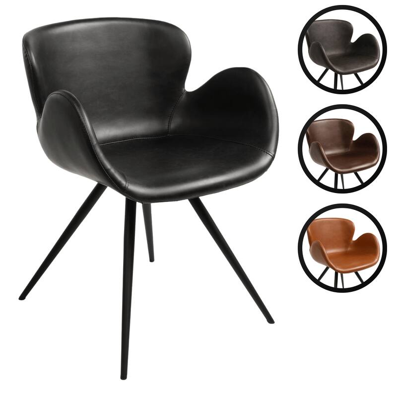 Furnish Theory Terra Serenity Dining Armchair Arm Chair w/ Various Artificial Leather (Polyurethane) Upholstery Covers