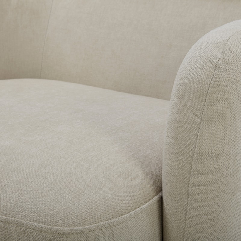 Spruce & Spring Ray Modern Swivel Accent Barrel Chairs