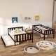 preview thumbnail 5 of 18, Costway Twin Over Full Bunk Bed with Trundle Ladder Safety Guardrails - See Details