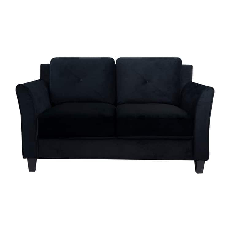Raelynn Button Tufted Loveseat Sofa, Affordable Modern Loveseat Sofa Couch for Small Spaces - Durable and Sturdy
