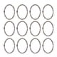 preview thumbnail 41 of 44, Utopia Alley Shower Rings, Oval Shape Shower Curtain Rings for Bathroom, Rustproof Zinc Shower Curtain Hooks Rings, Set of 12