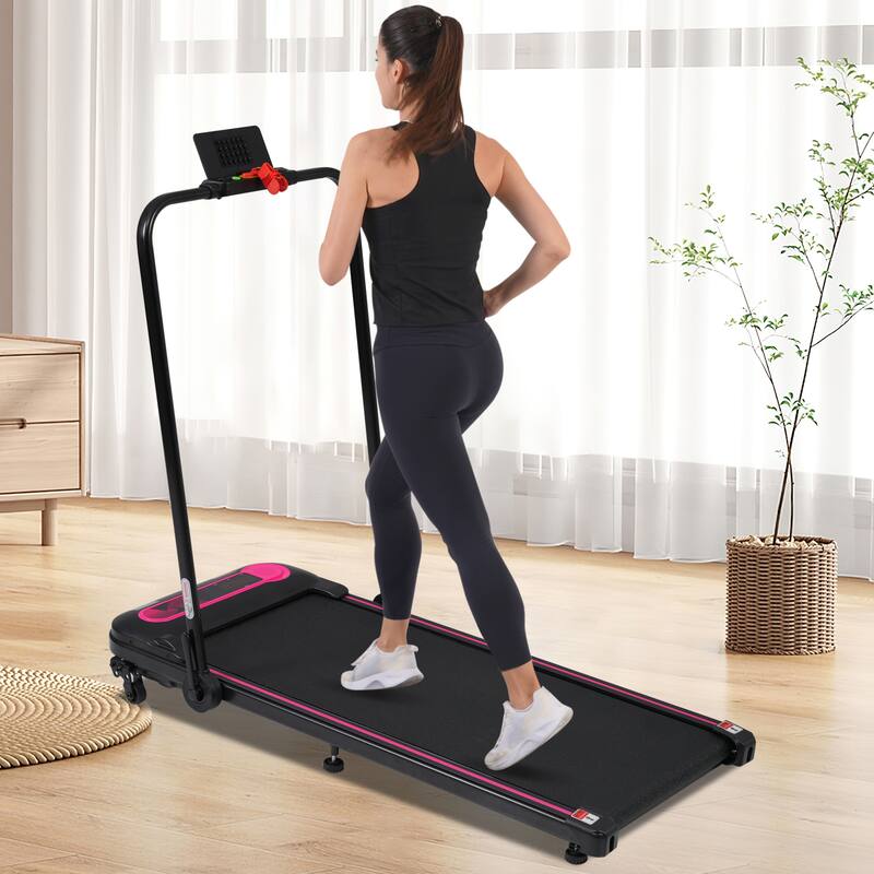 Folding Walking Pad Under Desk Treadmill for Home -2.5HP Walking Treadmill With Incline 0.5-7.5MPH 300LBS Capacity Treadmill