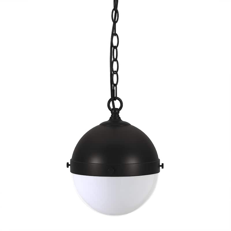 Aurora 9" Wide Pendant with Glass Shade - 9" Wide