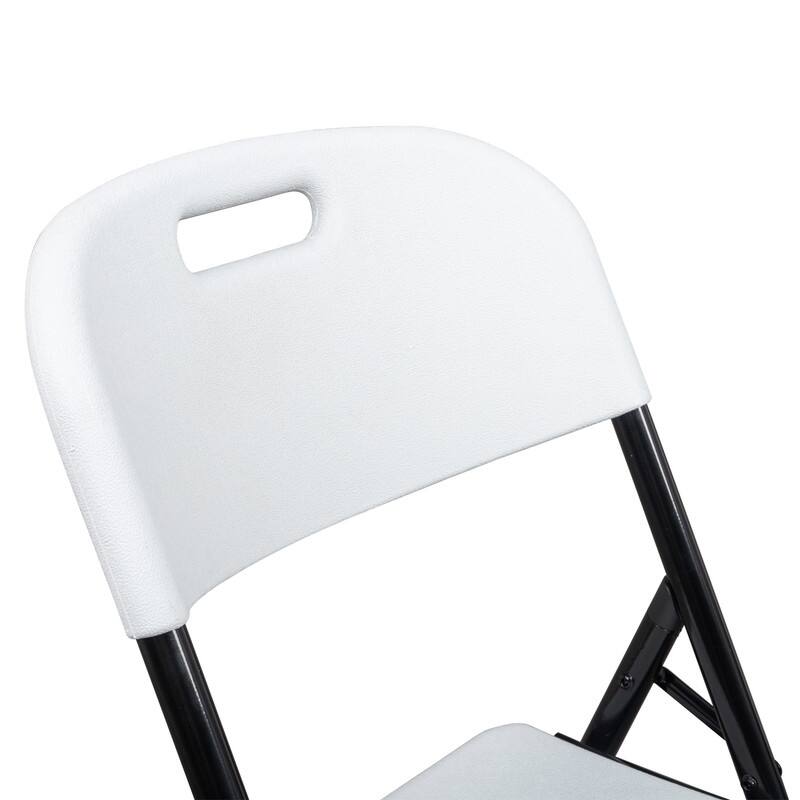 Plastic Stackable Folding Chair (Set of 4)