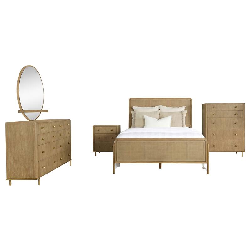 Arini California King Bedroom Set Sand Wash