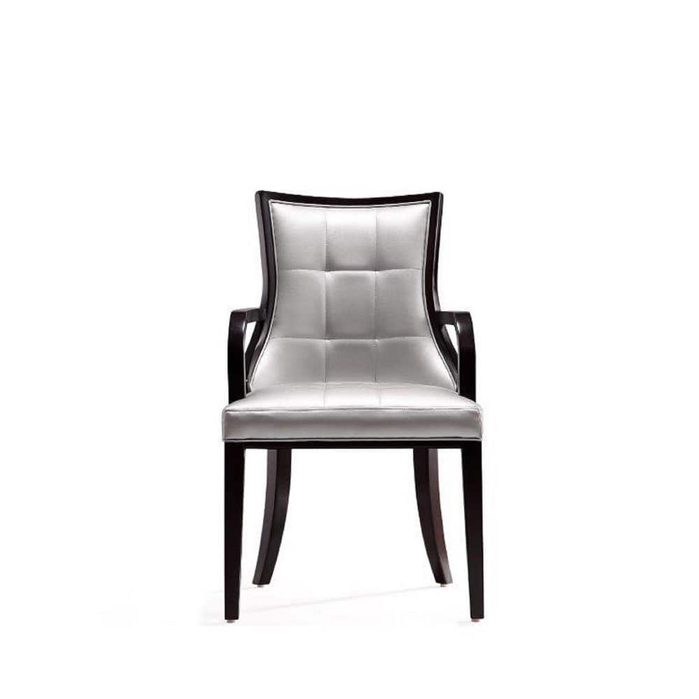 Fifth Avenue Traditional Faux Leather Dining Armchair