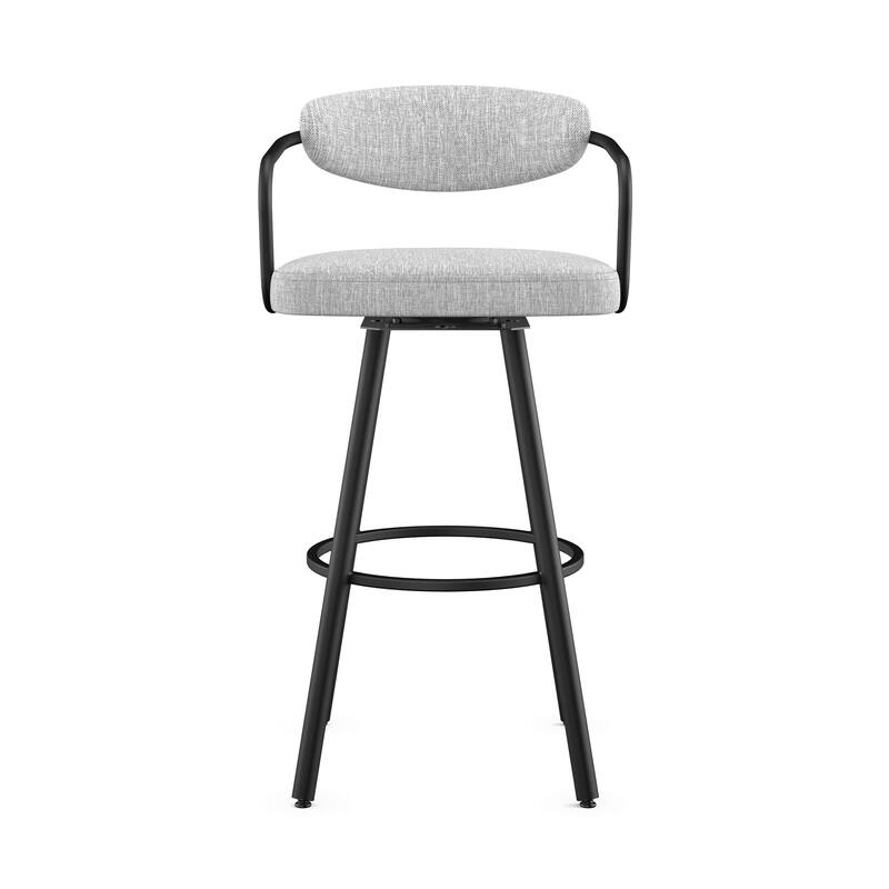 Amisco Ernesto Swivel Counter and Bar Stool with Arms