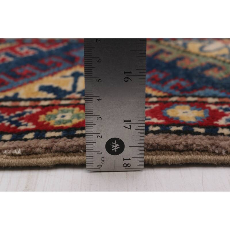 ECARPETGALLERY Hand-knotted Uzbek Ghazni Taupe Wool Rug - 3'3 x 4'9