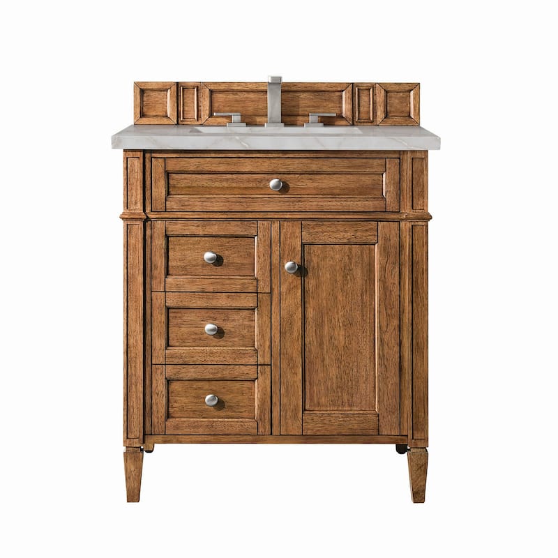 James Martin Vanities 650-V30-3VSL Brittany 30" Single Basin Poplar