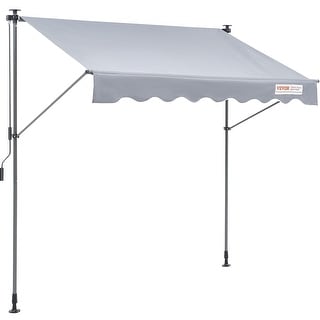 VEVOR Manual Retractable Awning,Outdoor Patio Awning Retractable Sun ...