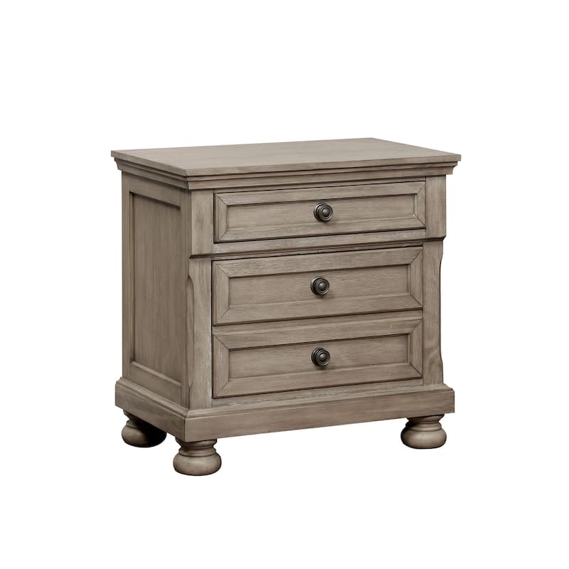 Nahkohe Transitional Grey Wood 2-piece Nightstand and Dresser Set by Carbon Loft