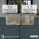 preview thumbnail 26 of 58, Karran Drop-In Quartz 33 in. 1-Hole 60/40 Double Bowl Kitchen Sink Kit