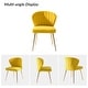 preview thumbnail 49 of 89, Aruna Accent Chair with Metal Legs 20''W X 19.5 ''D X 29''H by HULALA HOME