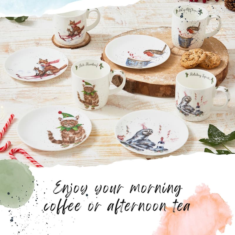 Royal Worcester Holiday Wrendale Designs 14 oz Mug