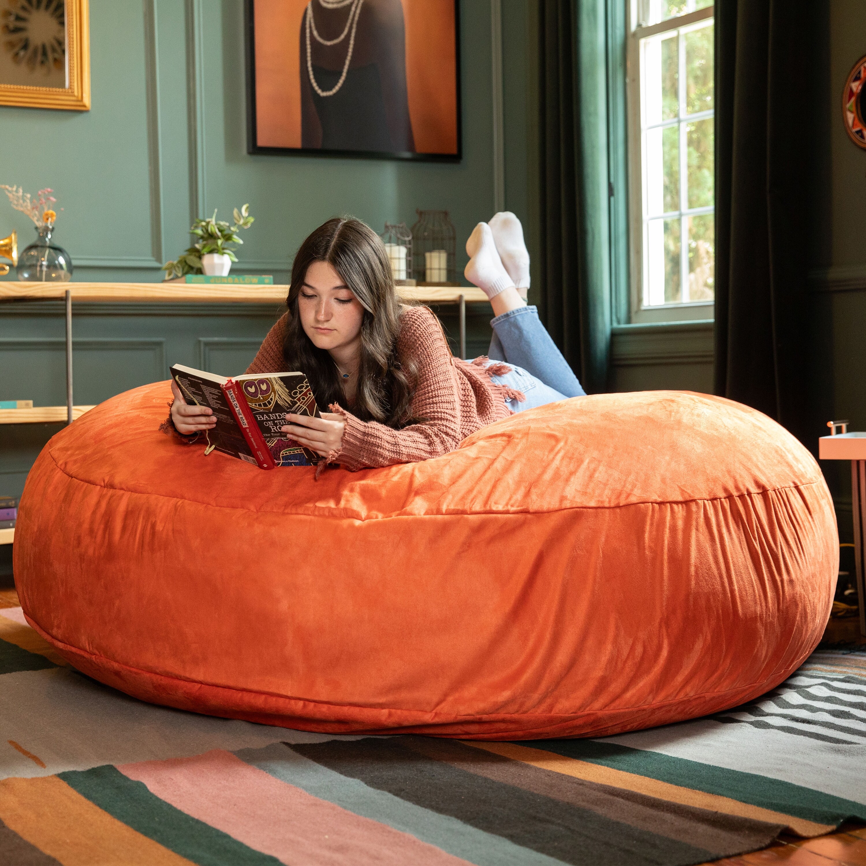 Jaxx Cocoon 6 Ft Giant Bean Bag Sofa and Lounger for Adults