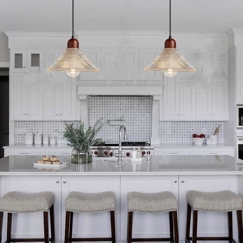 67 Inch bulbs light black light fixtures glass, wood pendant lights