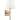 Highline 1 Light Vanity with White Linen Shade Burnished Brass Finish