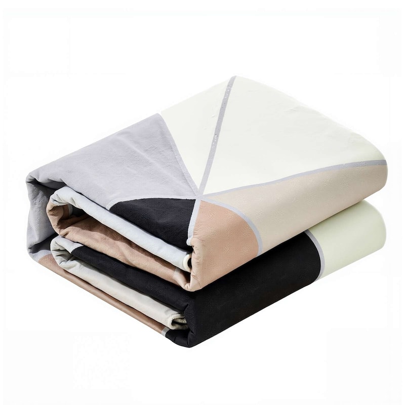 Anti-Skid Tear-Resistant Floor Mat Modern Large Area Rug - 6' x 7'