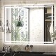preview thumbnail 8 of 52, LED Bathroom Vanity Mirror Wall Mounted with Double Light Strip, 3-Color Dimmable, Anti-Fog, HD Tempered Glass, UL-Listed, ETL
