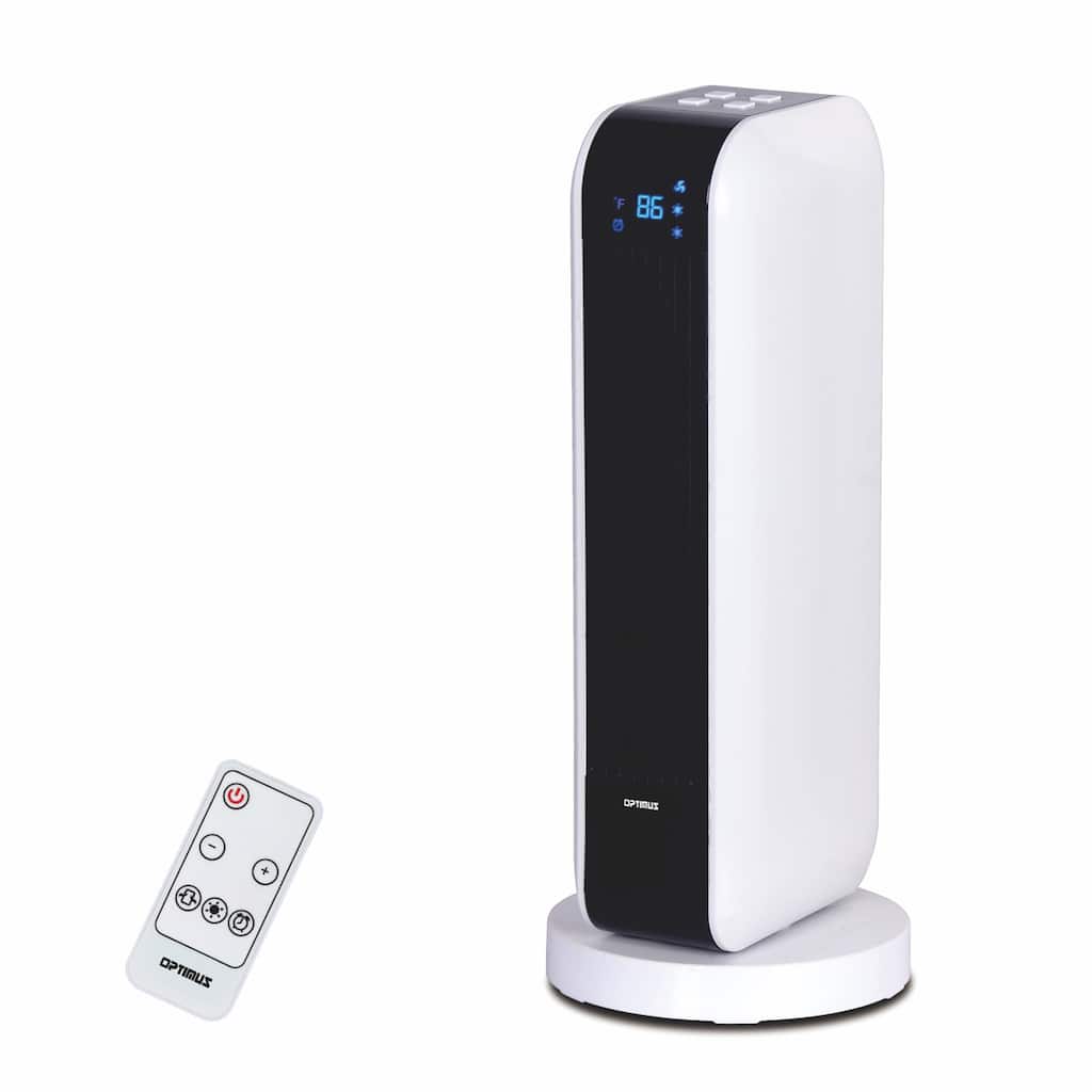 Oscillating 17 Inch Tower Heater With Digital Temperature Control and Remote Control