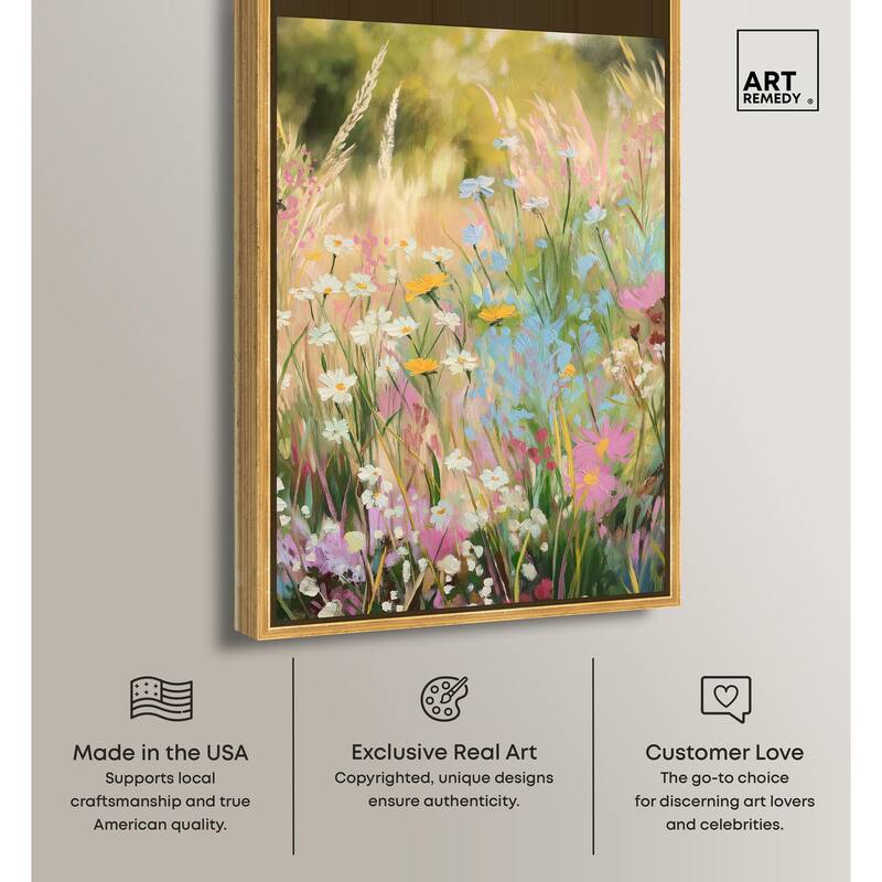 Floral Impressionism I Canvas by Art Remedy