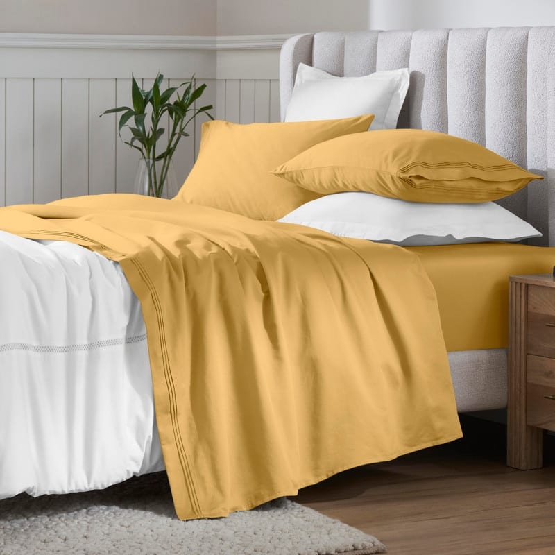 Superior Egyptian Cotton 650 Thread Count Deep Pocket Solid Sheet Set