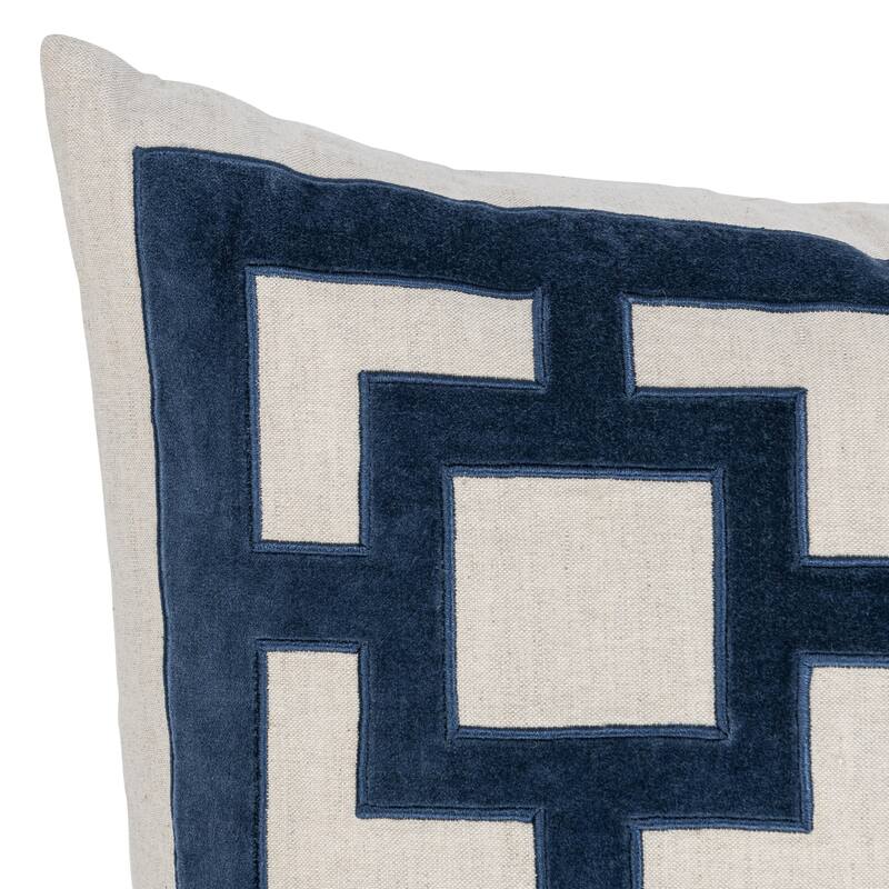 Villa by Classic Home Corbin Cotton Blend Throw Pillow