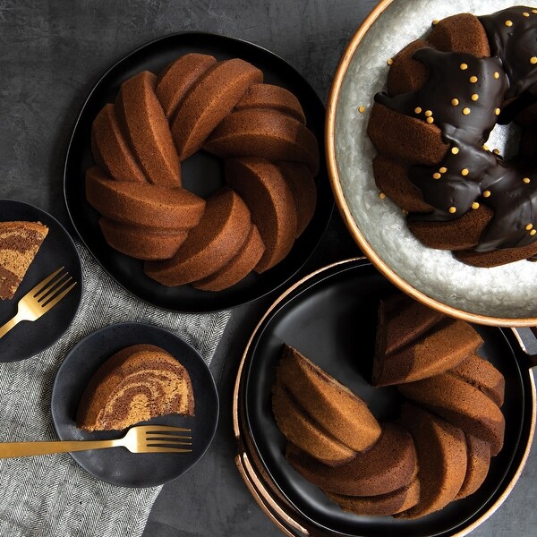Nordic Ware 75th Anniversary Braided Bundt Pan - On Sale - Bed
