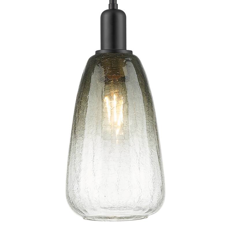 Innovations Lighting 716-1S-G480-6SL Brookhaven Almond 6" Wide Mini - Matte Black