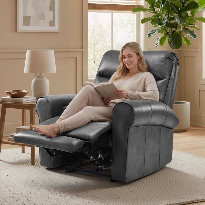 Small Rv Recliners System MCombo Power Wall Hugger Recliner Chair for Small Space RV , USB & USB ...