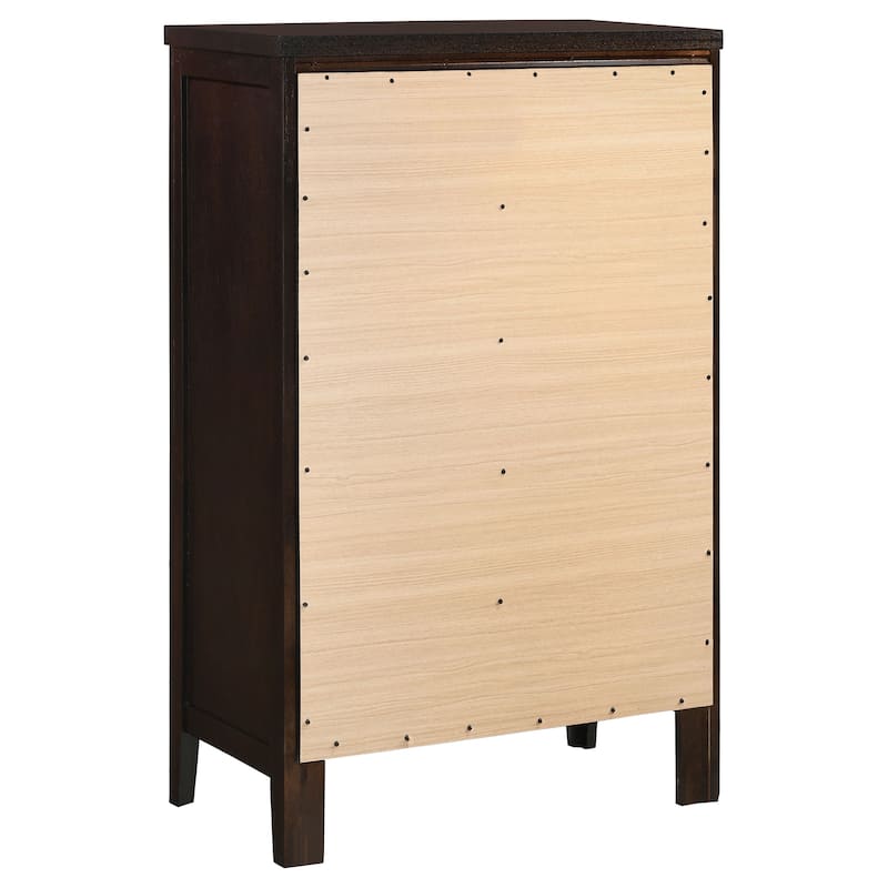 Carlton Upholstered Bedroom Set Cappuccino