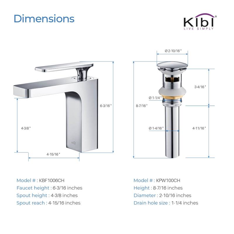 Lead Free Solid Brass Single Handle Bathroom Vanity Sink Faucet with Water Hose