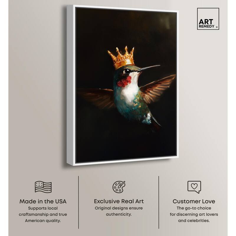 Royal Bird I Canvas by Art Remedy