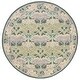 preview thumbnail 64 of 68, SAFAVIEH Handmade Earthly Treasure Kara Traditional Oriental Wool Rug 6' Round - Sage/Beige