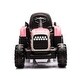 preview thumbnail 10 of 98, Kids 12V Electric Ride-On Tractor with Trailer, Parental Remote, 3-Speed Modes, Music & LED Lights, for Ages 3-6