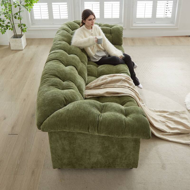Comfortable Chenille Sofa for Various Spaces, Enhancing Interior Style