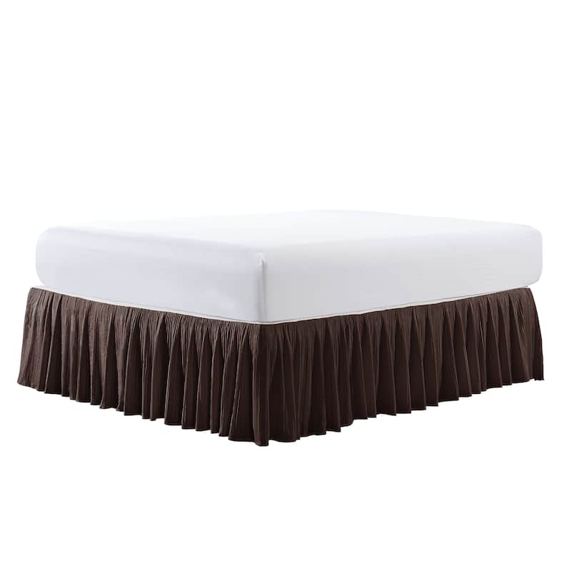 Serenta 18 Inch Drop Diamond Square Matching Bed Skirt