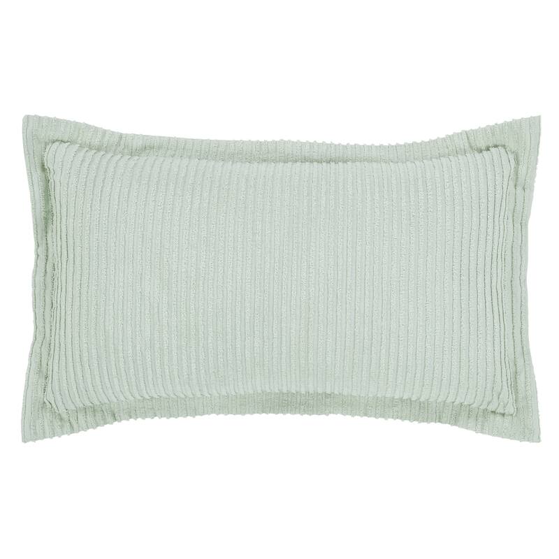 Better Trends Jullian Bold Stripes Design 100% Cotton Tufted Shams Machine Washable Tumble Dry
